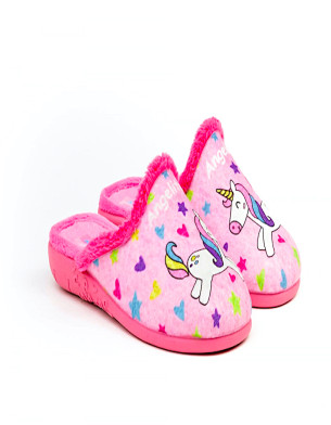 Made in Spain Unicorn Rosa Slipper Girls EU28-EU32 Rosa Pink